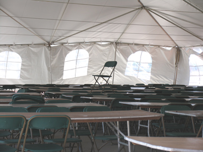 The end of the party.