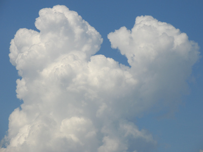 Between the rain clouds, there are those that are simply decorative.