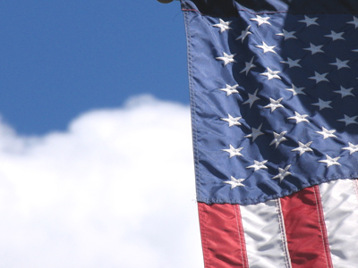 Always look up to the flag.