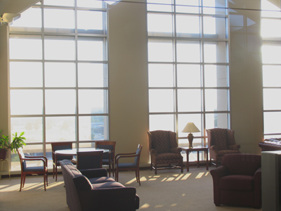 It`s good to be the Law faculty.  This is their `lounge`.