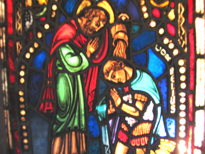 Secular stained glass.