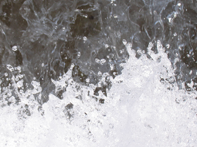 And this passes for a waterfall.