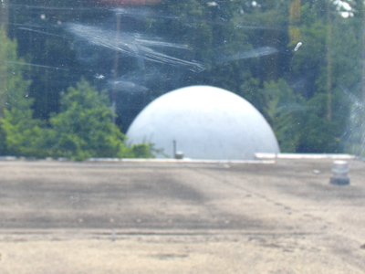 Moonrise at the children`s museum.