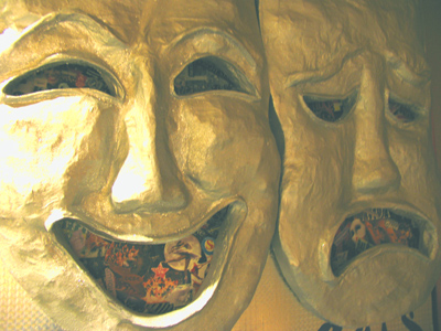 `These captions are really funny!` `No they aren`t`.