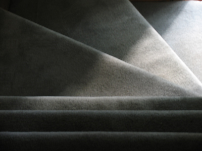 At the bottom of my stairway.