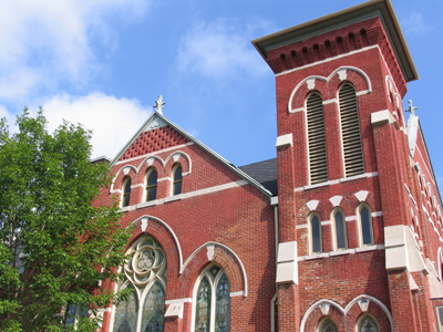 One of several churches in the Oregon District that have gone out of (or rather, gone into) business.