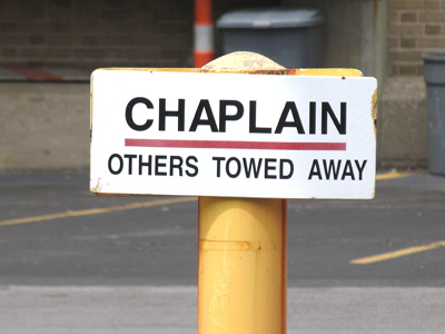 DO NOT MESS with the Chaplain.