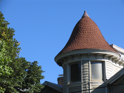 Everything looks more interesting in front of a blue sky.