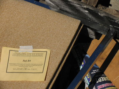 Decaying, yes, but clearly certified as not art (by some OTHER aesthetic critic, not by me).