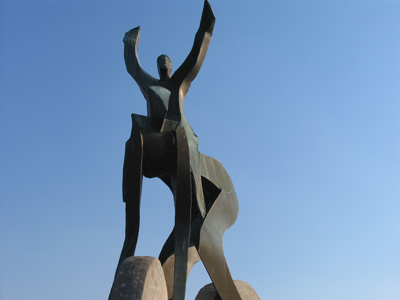 Suddenly a two-headed, but friendly, mutant rushed to attack the vengeful mutant berry tree.