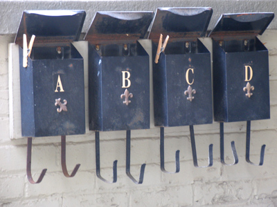 Like a row of hungry birds -- a row of neatly alphabetized hungry birds.