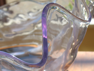 Filled with holy water.