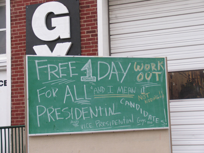 Guess who was in town today.