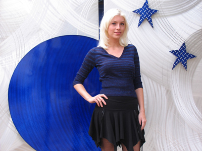 Walking through the Oregon District this morning, I saw this pretty girl.