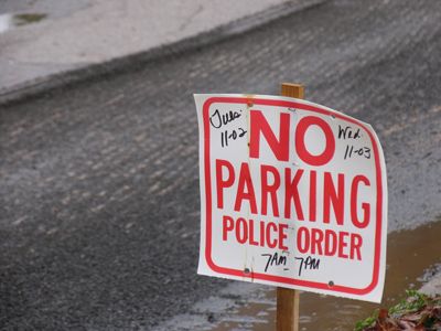 My polling place was inaccessible due to a so-called `construction project`.  Obviously a partisan ploy.