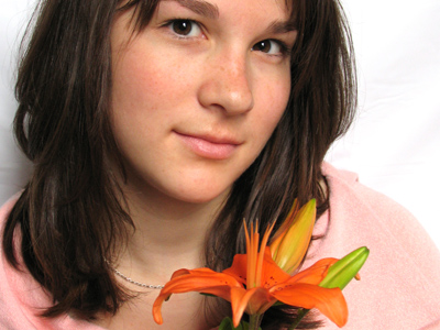 Yes, the flower`s pretty too.