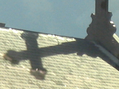 There were a few moments of sunshine today.