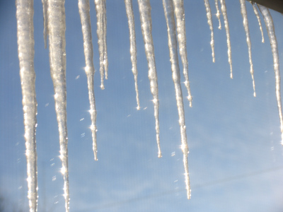 Melt.  Please.  Please, please, please melt.  [I hate winter.]