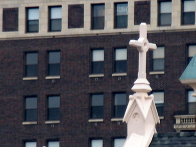 Almost got blown off a parking garage for this one.