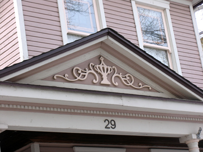 One of the newer homes in the neighborhood (built in 1904).