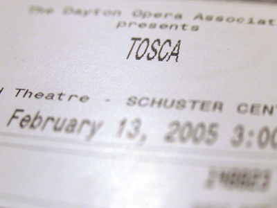 To Floria Tosca:  After meeting you, my heart will never be the same.  Be my valentine, Baron Scarpia.