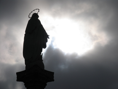 Celebrating the 1854 declaration of the dogma of Mary`s Immaculate Conception.