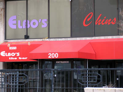 They`re close to each other, but obviously elbows can never touch chins.