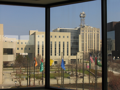 And our city, shall we fail her? Or desert her gracious cause?