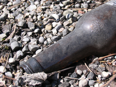 The person who left this probably also throws cigarette butts on the ground.