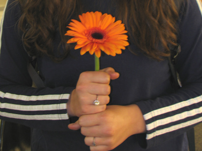 Certain members of the audience were given door prizes.