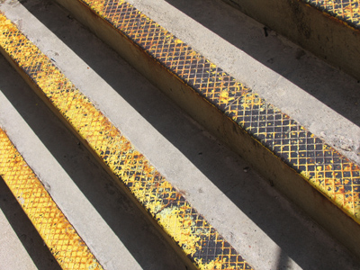 Holding down the ground.