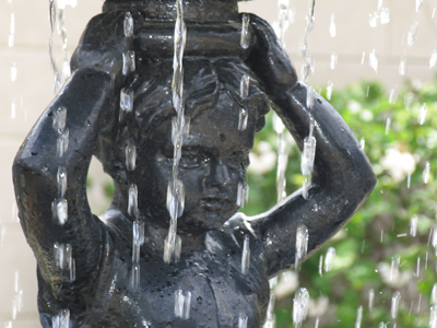 Raindrops keep fallin` on my head.