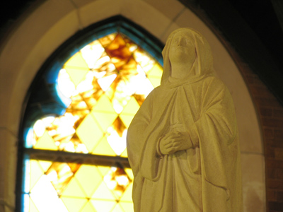 It only took me five months to get inside the chapel I spotted through the trees on December 10.