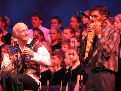 That`s Jaime playing the charangito and Lucian on the zampo�a.