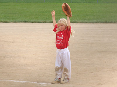 `Just try to get one past me!`