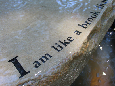 ` I am like a brook that makes no effort to overcome obstacles in its way.` BLESSED WILLIAM JOSEPH CHAMINADE