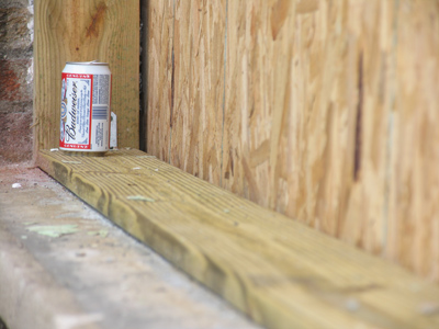 Liquid patriotism left over from yesterday.