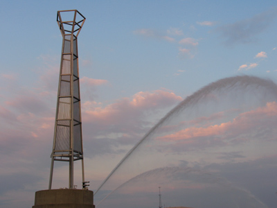 Time to water the yard.