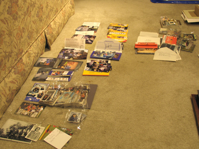 These photos on my floor will never see an exhibition.