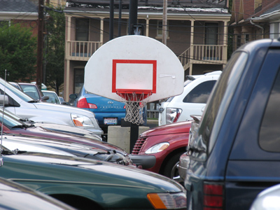 I could probably dunk on that one.