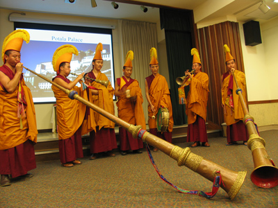 One of the many forms of prayer:  Buddhist monks from Tibet.