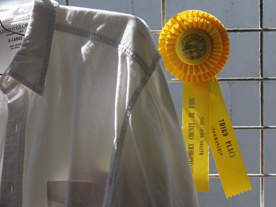 All those hours taking care of the rabbits has paid off.