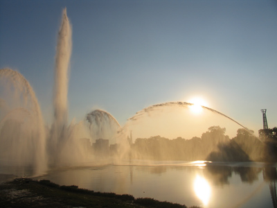 Never take pictures looking into the sun. [I`m typing this on a Braille keyboard]