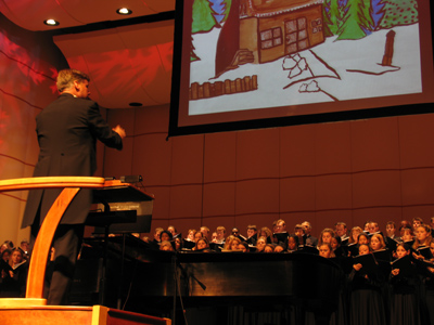 I like to go to Christmas concerts early, to avoid the last-minute rush.