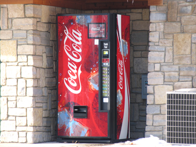 A refrigerator keeps the drinks cold in the summer, but is there a heater to keep them from freezing in winter?