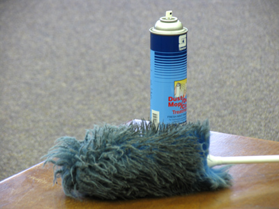 There will always be dust, so why fight it?