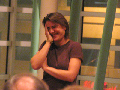 Today`s brush with fame:  violinist Nadja Salerno-Sonnenberg.