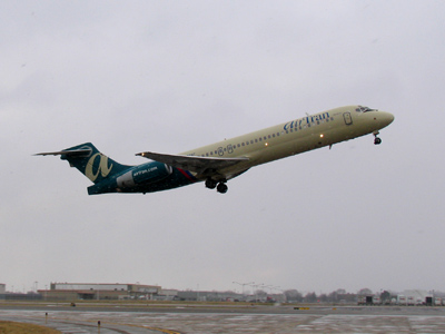 Today began at the airport, where it was snowing and blowing, but I got some unprecedented photos.