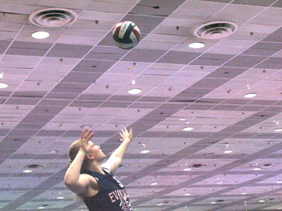 This is a laser-guided exhibition.