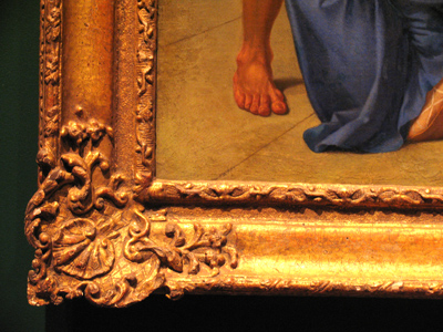 Somebody else`s foot.